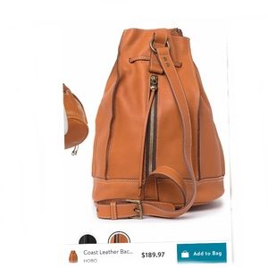 Hobo Coast Backpack in the color Saddle
